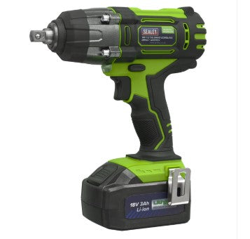 Sealey 1/2"Sq Drive Hi-Vis Cordless Impact Wrench 18V 3Ah [CP400LIHV]